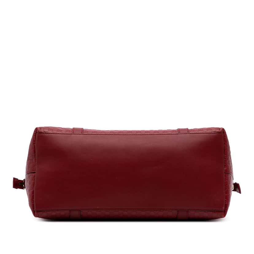 Gucci Large Microguccissima Dome Satchel Red Leather Good condition - Inside View