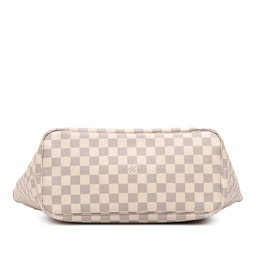 Louis Vuitton Damier Azur Neverfull MM White Good condition - Inside View