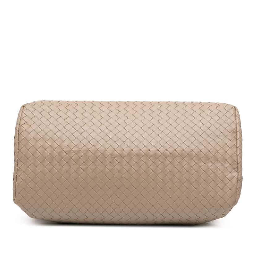 Bottega Veneta Medium Nappa Intrecciato Roma Tote Brown Leather Good condition - Inside View