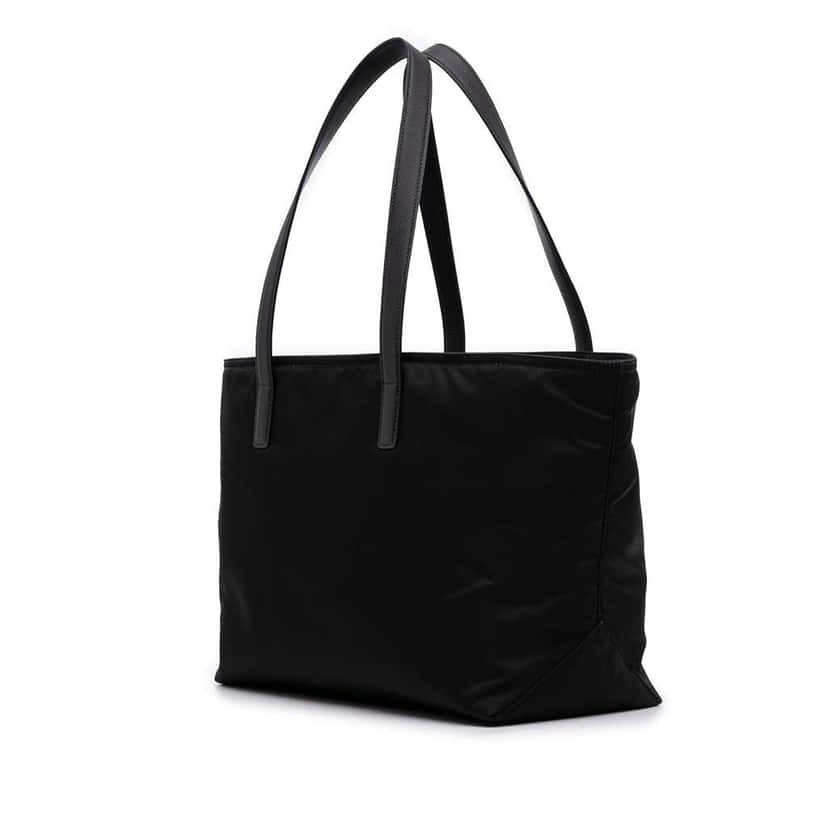 Prada Medium Saffiano Trimmed Re Nylon Re Edition 1978 Tote Black Good condition - Back View