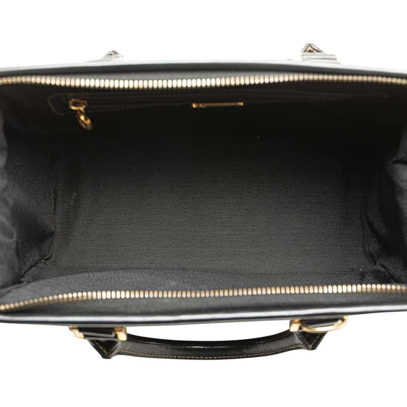 Fendi Pequin Coated Canvas Boston Bag Brown Canvas Good condition - Model View