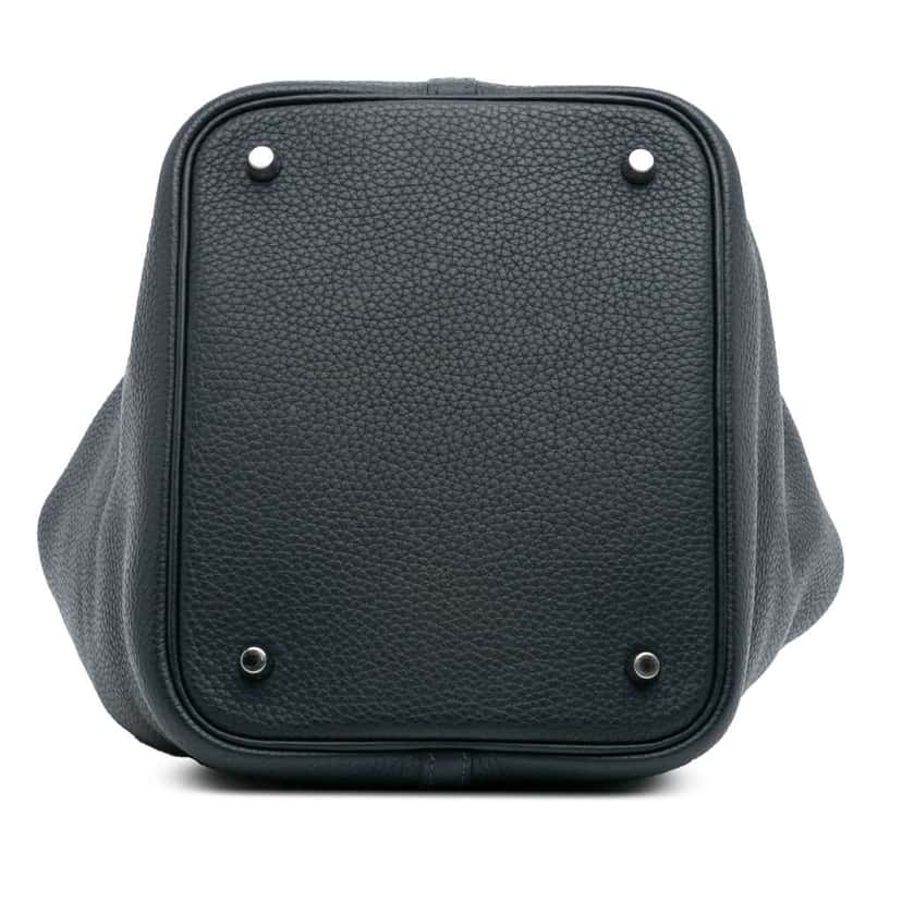 Hermès Clemence Picotin Lock 22 Blue Leather Good condition - Inside View