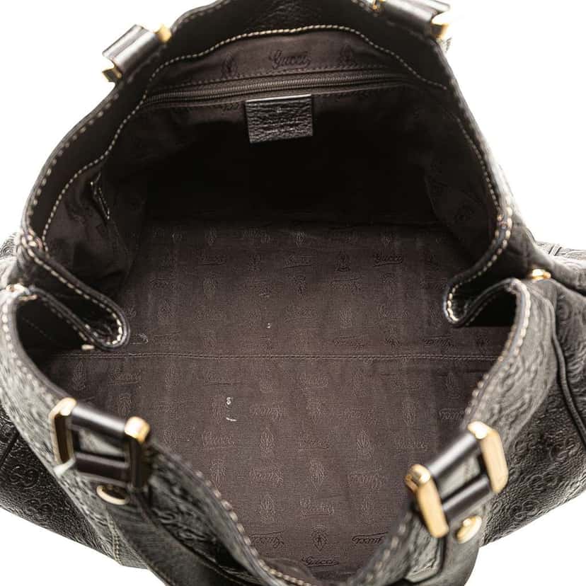 Gucci Guccissima New Ladies Tote Brown Leather Good condition - Model View