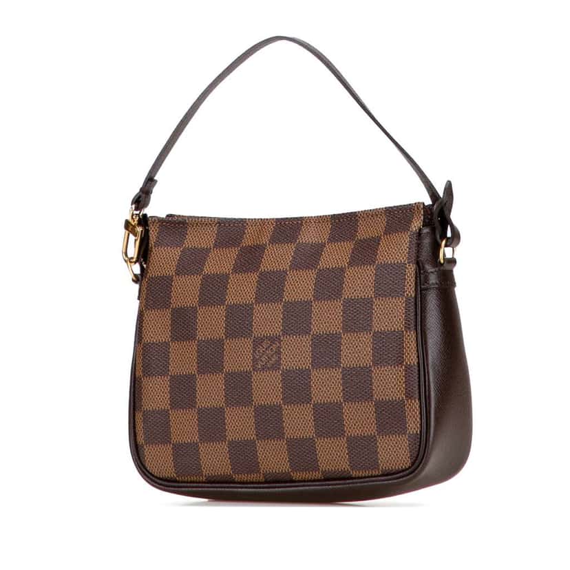 Louis Vuitton Damier Ebene Trousse Pochette Brown Good condition - Back View