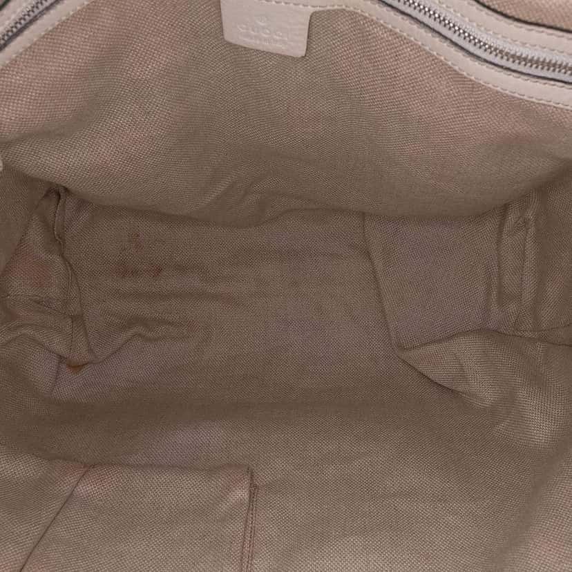 Gucci Medium GG Canvas Icon Bit Tote Brown Canvas Good condition - Model View