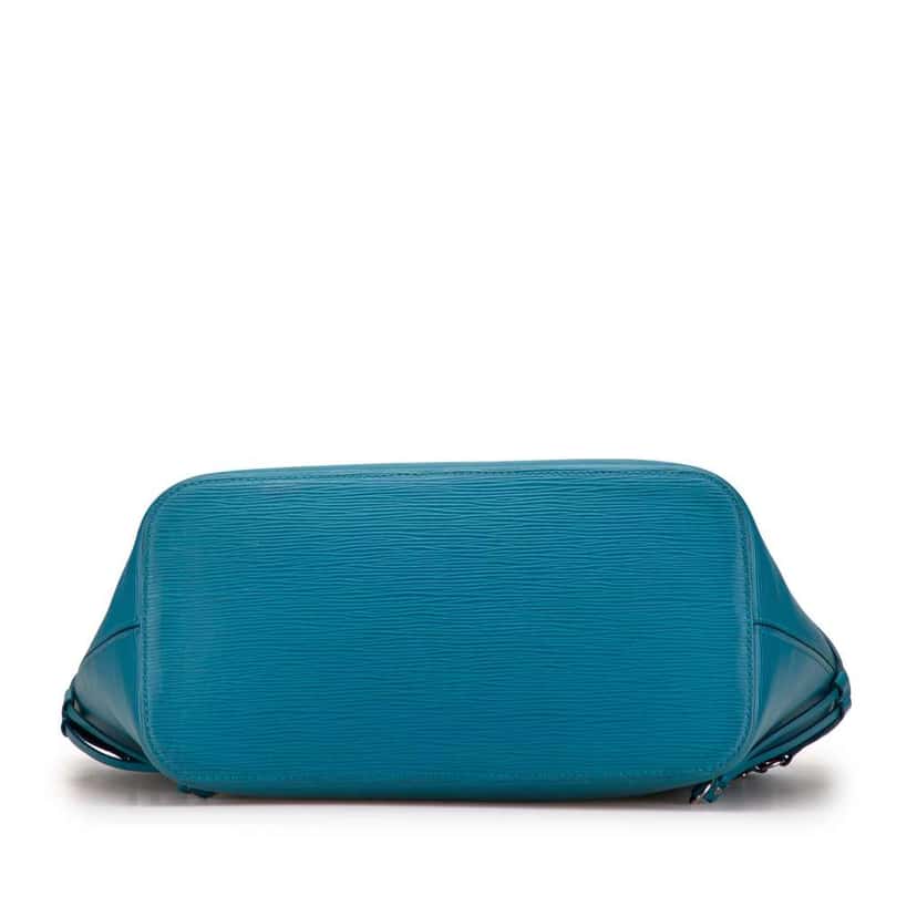 Louis Vuitton Epi Neverfull MM Blue Leather Good condition - Inside View