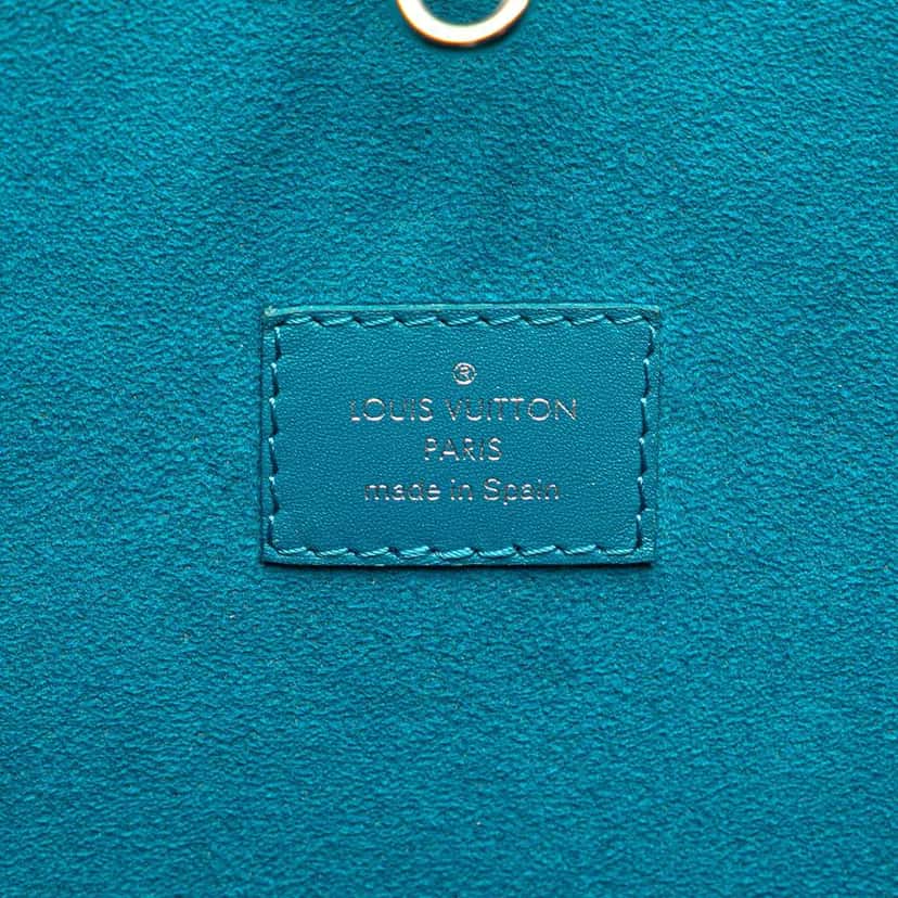 Louis Vuitton Epi Neverfull MM Blue Leather Good condition - Box View