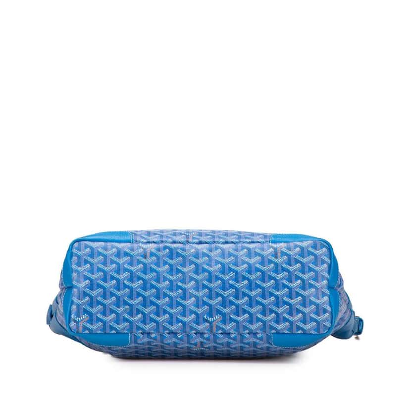 Goyard Goyardine Grenadine Hobo Blue Canvas Good condition - Inside View