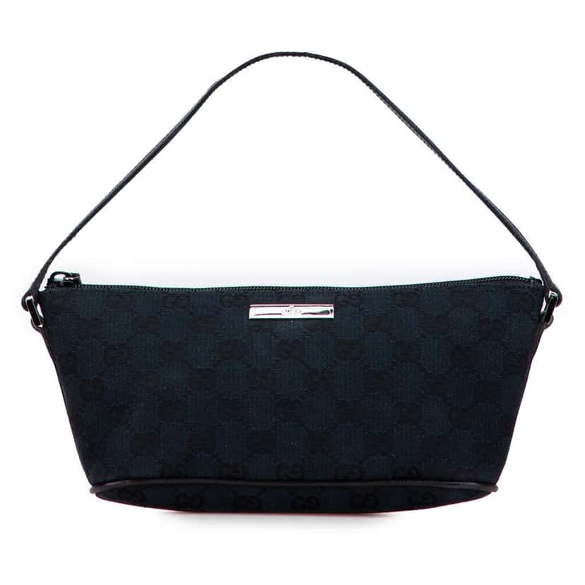 Gucci GG Canvas Boat Blue Canvas Good condition - Front View