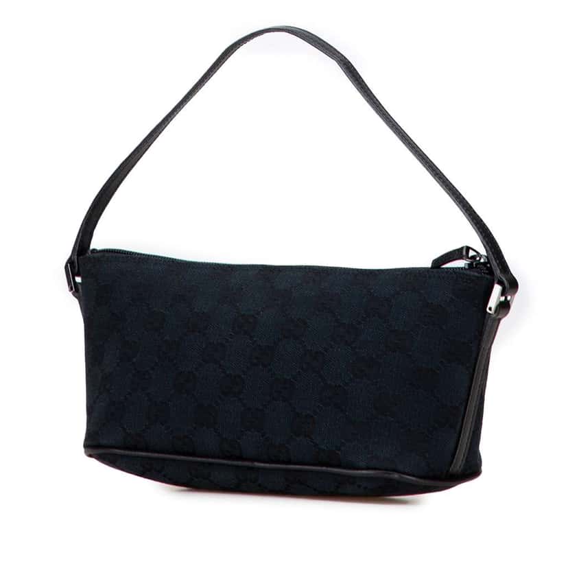 Gucci GG Canvas Boat Blue Canvas Good condition - Back View