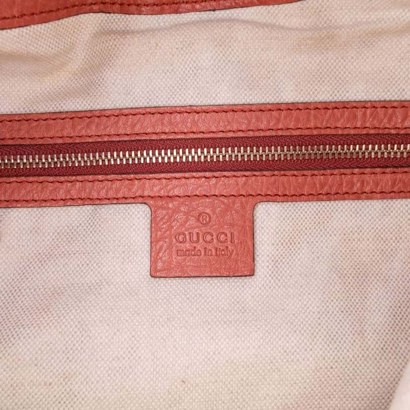 Gucci Medium Calfskin New Jackie Satchel Brown Leather Good condition - Box View