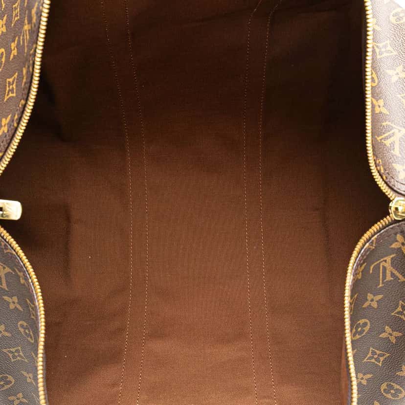 Louis Vuitton Monogram Keepall 55 Brown Canvas Good condition - Model View