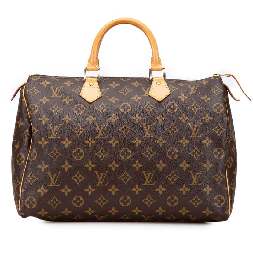 Louis Vuitton Monogram Speedy 35 Brown Good condition - Front View