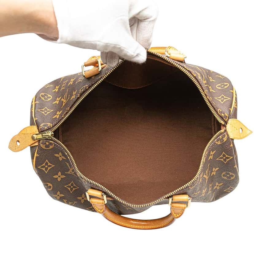 Louis Vuitton Monogram Speedy 35 Brown Good condition - Model View
