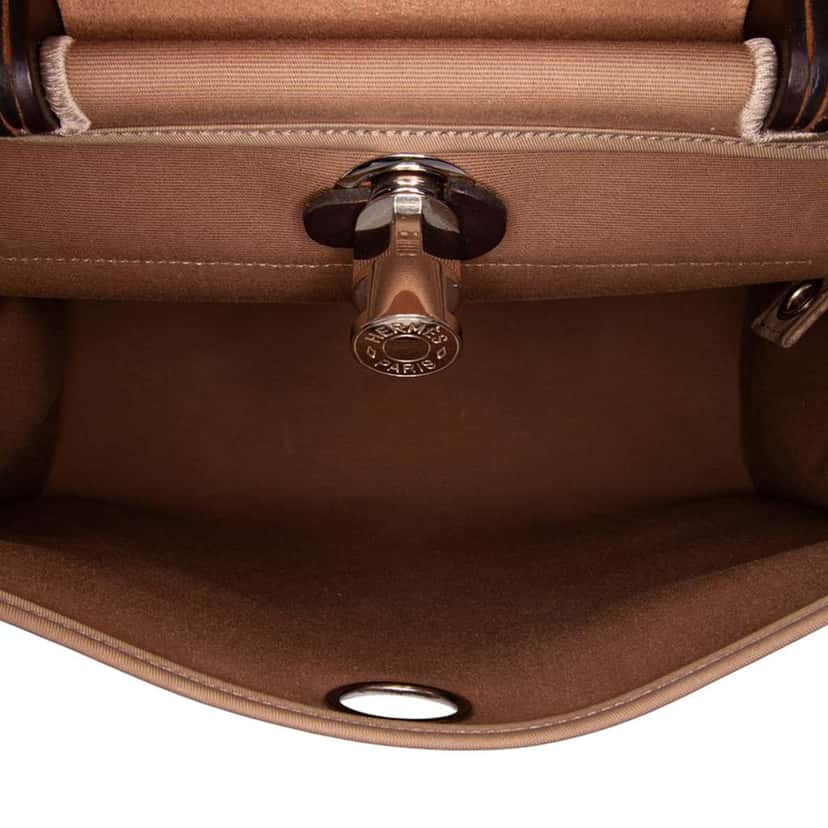 Hermès Toile Herbag Zip 31 Brown Canvas Good condition - Model View