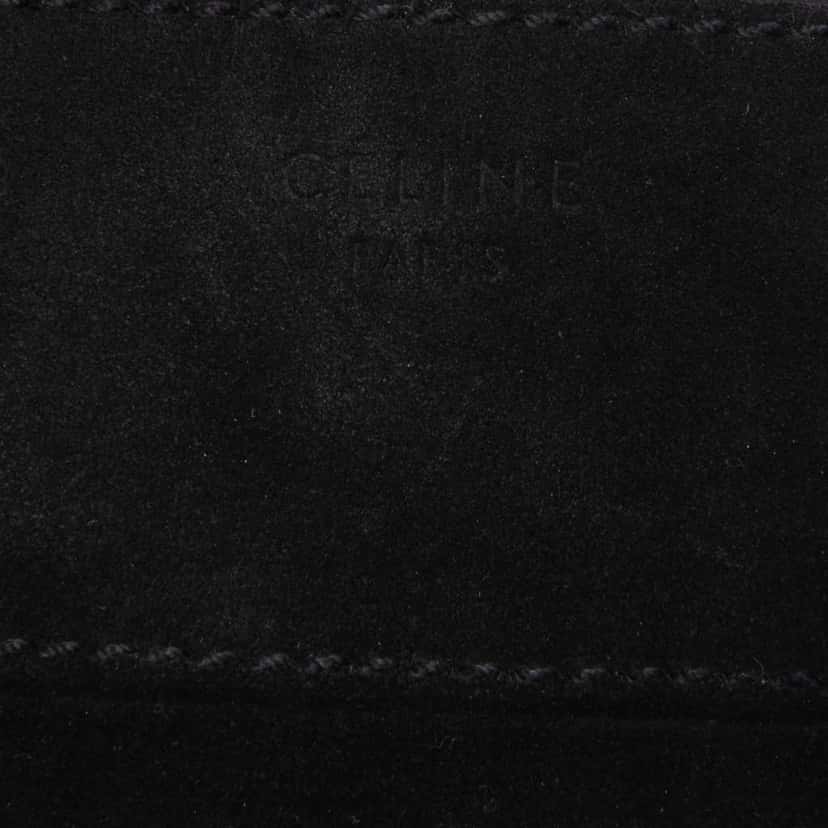 Celine Large Suede Phantom Luggage Tote Black Leather Fair condition - Box View