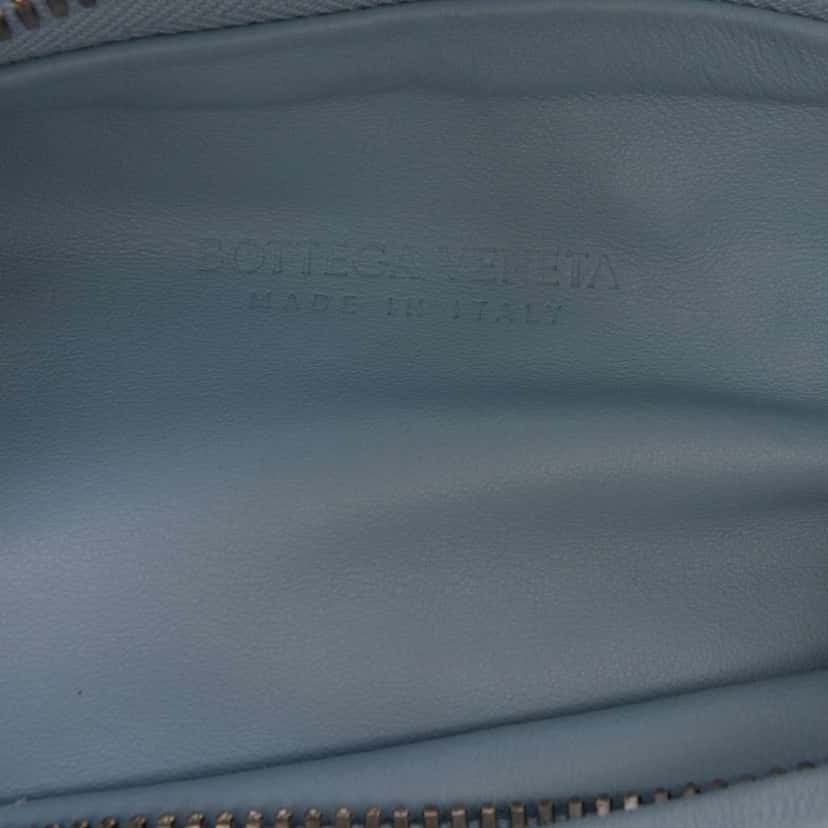 Bottega Veneta Mini Nappa Intrecciato Jodie Blue Leather Good condition - Box View