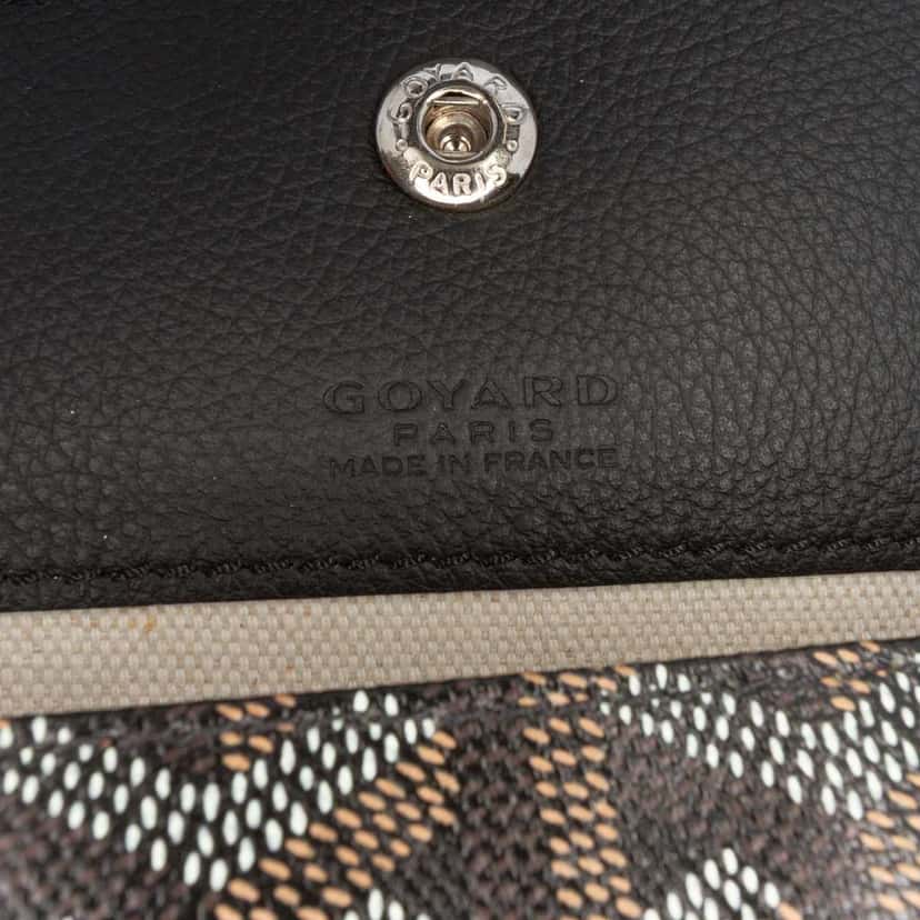 Goyard Goyardine Saint Louis PM Black Canvas Good condition - Box View