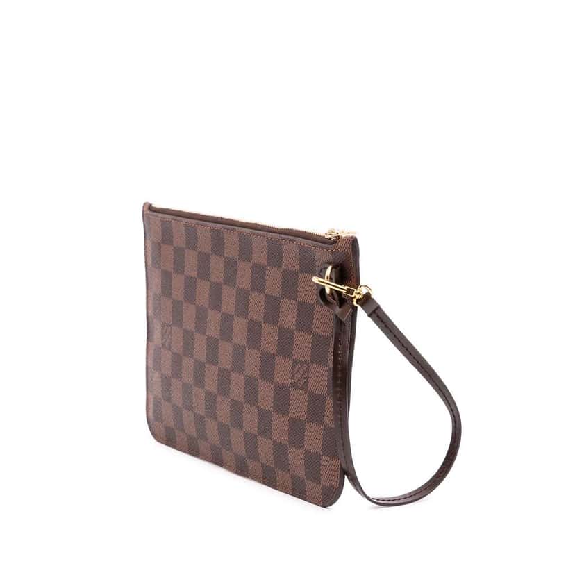 Louis Vuitton Damier Ebene Neverfull Pochette Brown Good condition - Back View