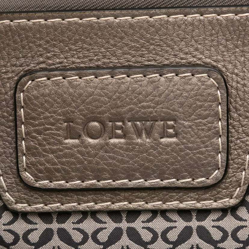 Loewe Anagram Canvas Tote Brown Canvas Very good condition - Box View