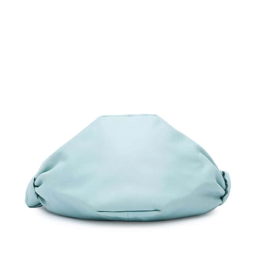 Bottega Veneta Mini Calfskin Double Knot Blue Leather Very good condition - Inside View