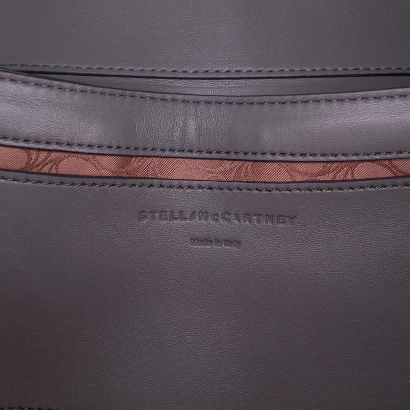 Stella McCartney Alter Mat S Wave Padded Shoulder Bag Grey Polyester Very good condition - Box View