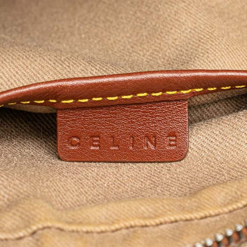 Celine Macadam Canvas Crossbody Brown Canvas Good condition - Box View