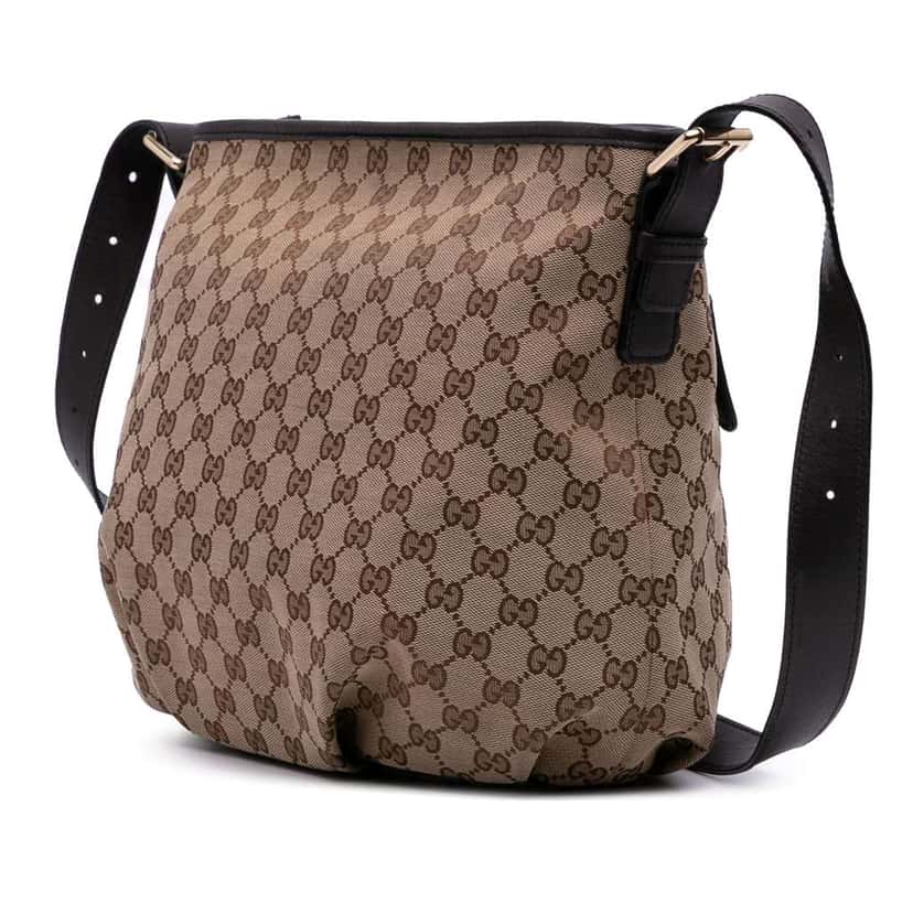 Gucci GG Canvas Crossbody Brown Canvas Good condition - Back View