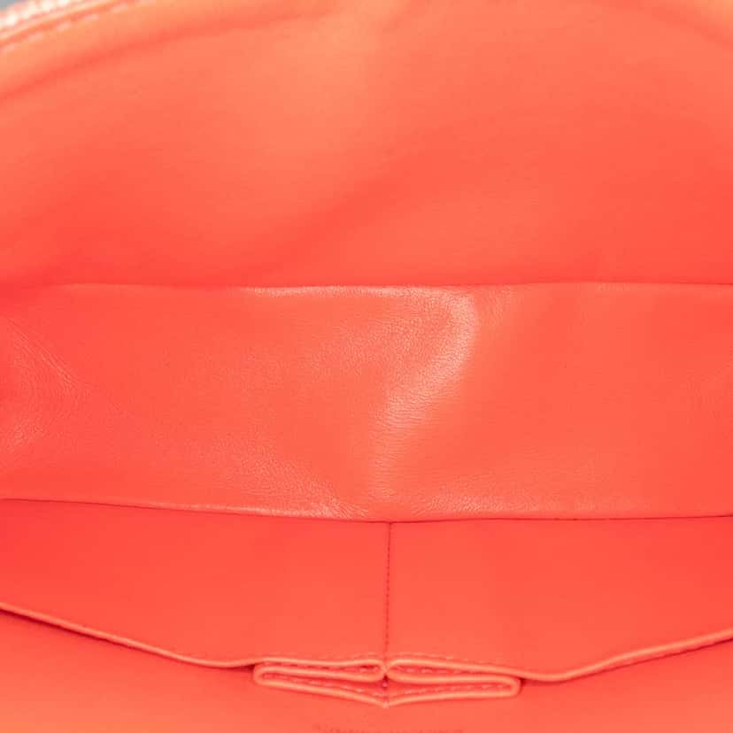 Chanel Reissue 2.55 Quilted Denim Ombre Double Flap 225 Orange Denim Good condition - Model View