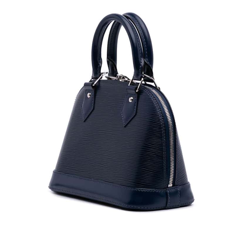 Louis Vuitton Epi Alma BB Blue Leather Good condition - Back View