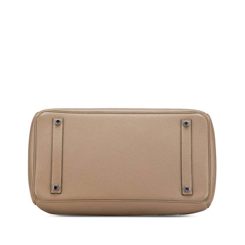 Hermès Togo Birkin Retourne 35 Brown Leather Good condition - Inside View