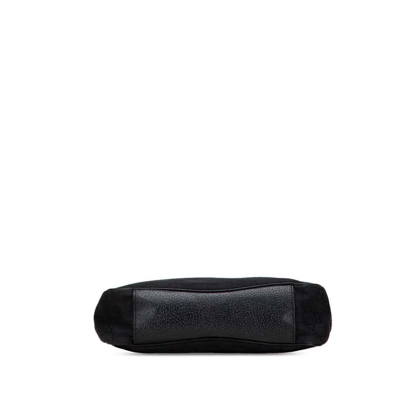 Gucci GG Canvas Shoulder Bag Black Canvas Good condition - Inside View
