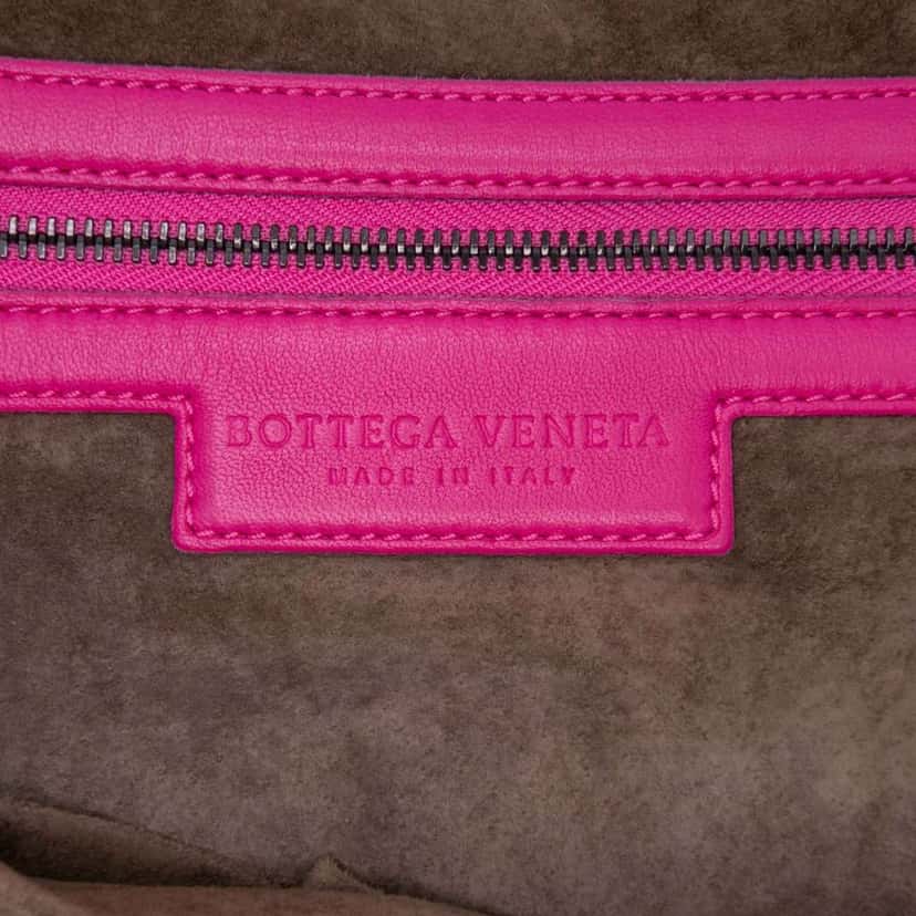 Bottega Veneta Nappa Intrecciato Nodini Crossbody Pink Leather Very good condition - Box View