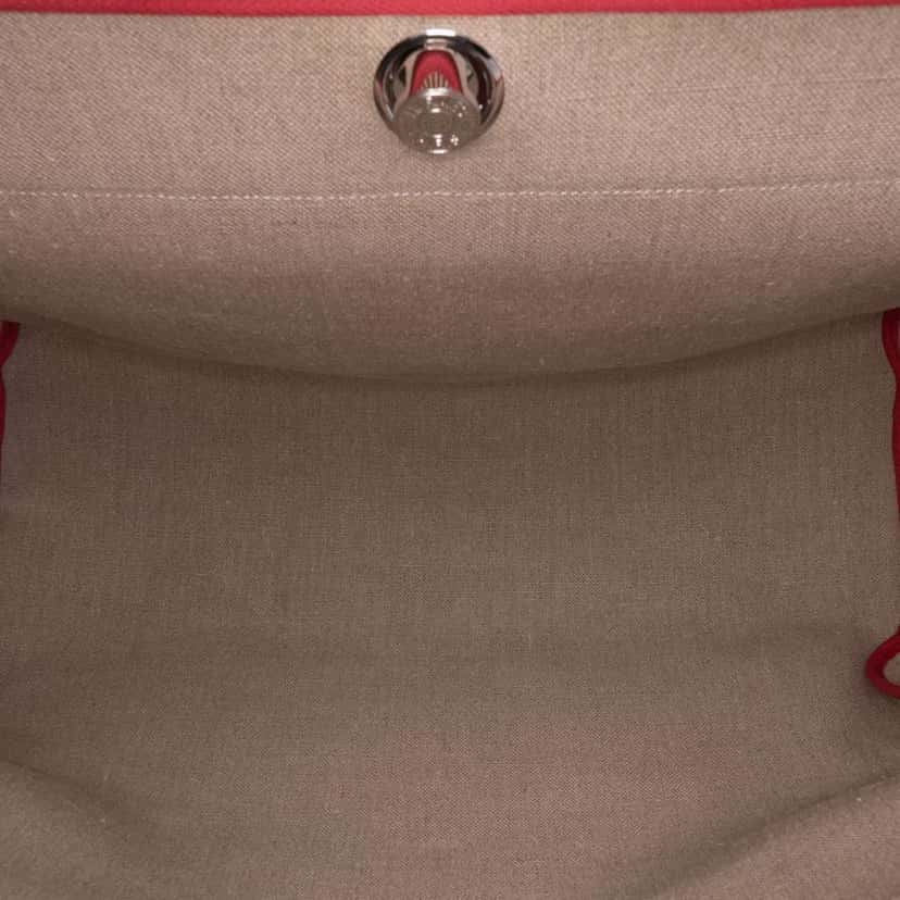Hermès Toile H Vibration and Vache Hunter Herbag Zip Cabin Retourne 50 Brown Canvas Good condition - Model View