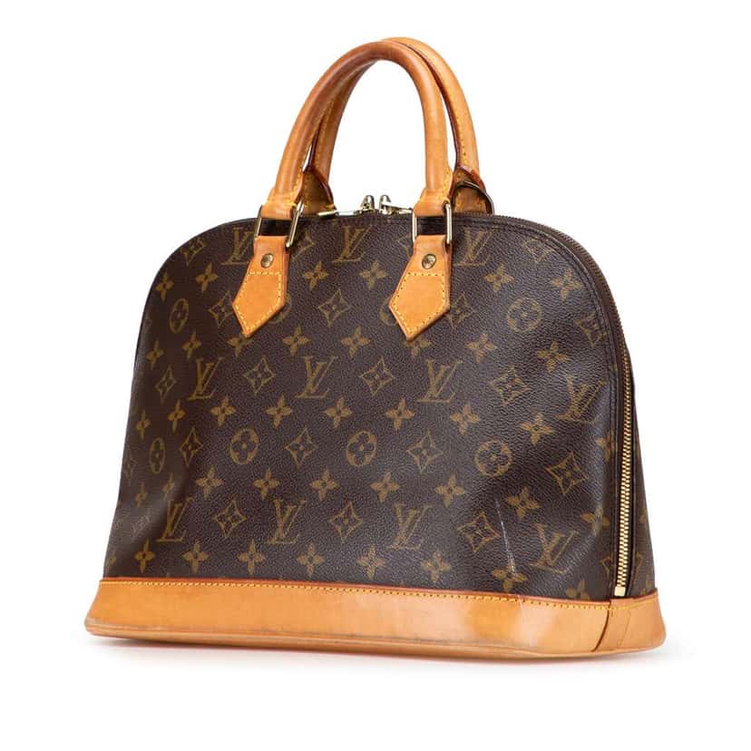 Louis Vuitton Monogram Alma PM Brown Good condition - Back View