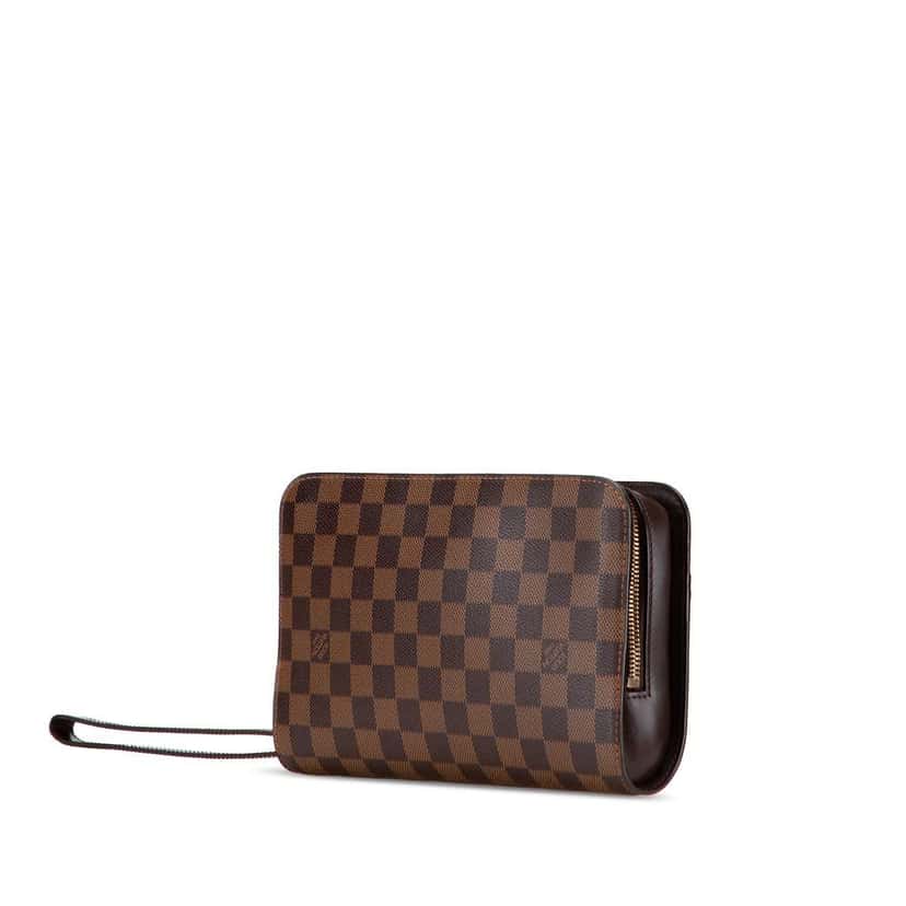 Louis Vuitton Damier Ebene Saint Louis Pochette Brown Good condition - Back View