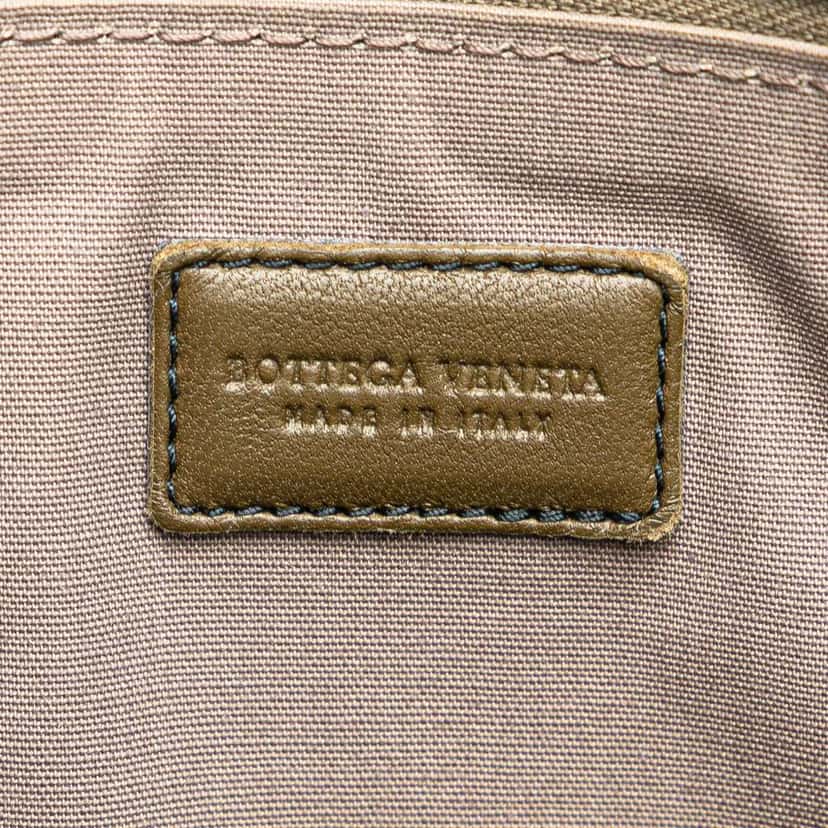 Bottega Veneta Nappa Intrecciato Stitched Clutch Brown Leather Good condition - Box View