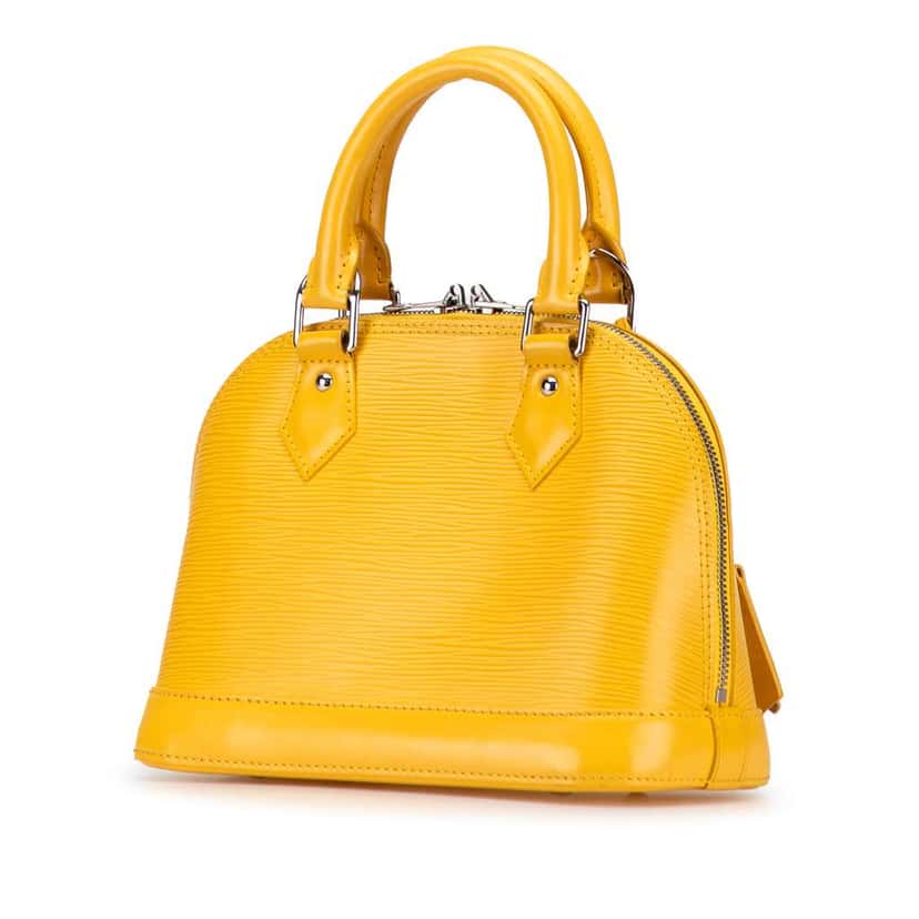 Louis Vuitton Epi Alma BB Yellow Leather Good condition - Back View