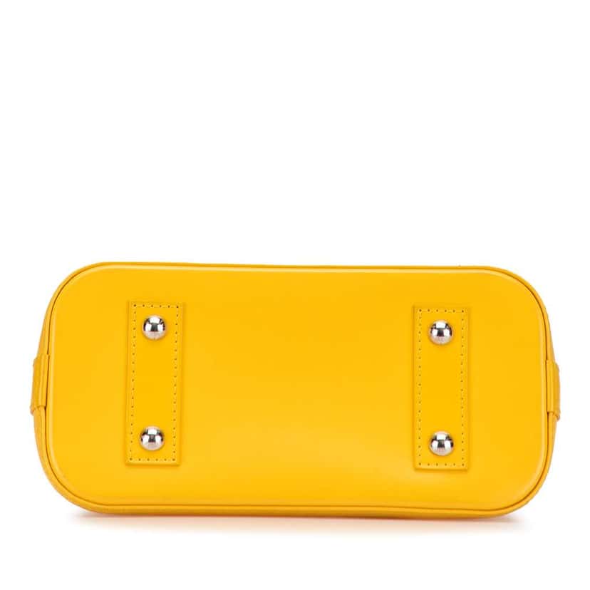 Louis Vuitton Epi Alma BB Yellow Leather Good condition - Inside View