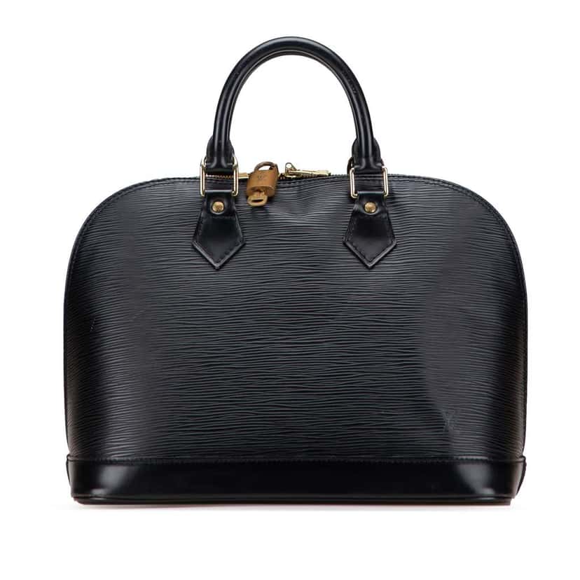 Louis Vuitton Epi Alma PM Black Leather Good condition - Front View