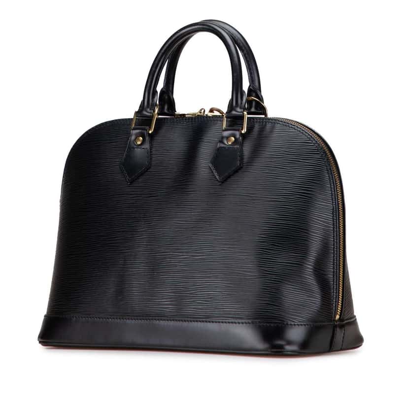 Louis Vuitton Epi Alma PM Black Leather Good condition - Back View