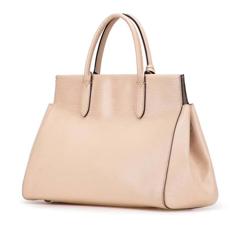 Louis Vuitton Epi Marly MM Brown Leather Very good condition - Back View
