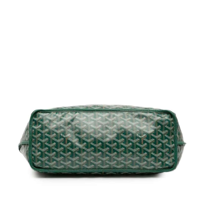 Goyard Goyardine Reversible Anjou PM Green Canvas Good condition - Inside View