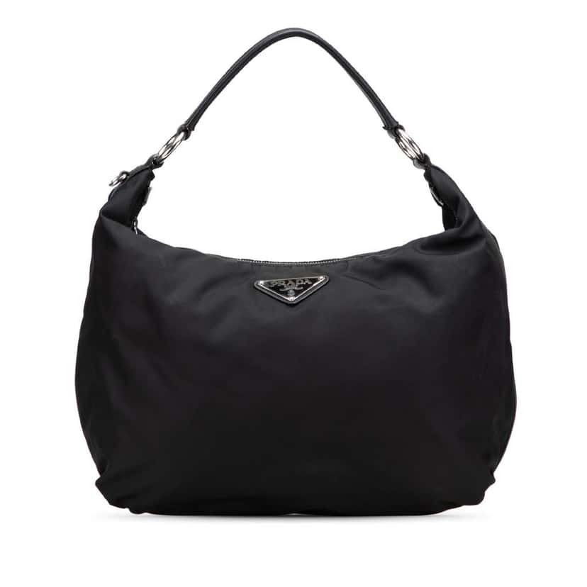 Prada Tessuto Hobo Black Good condition - Front View