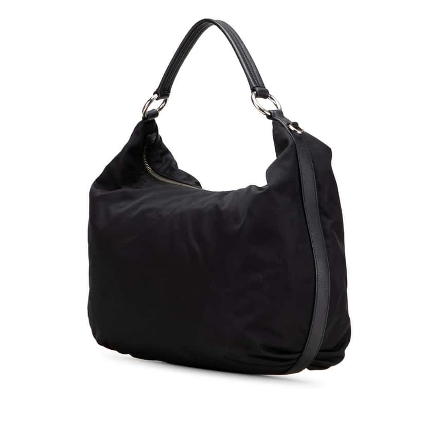 Prada Tessuto Hobo Black Good condition - Back View