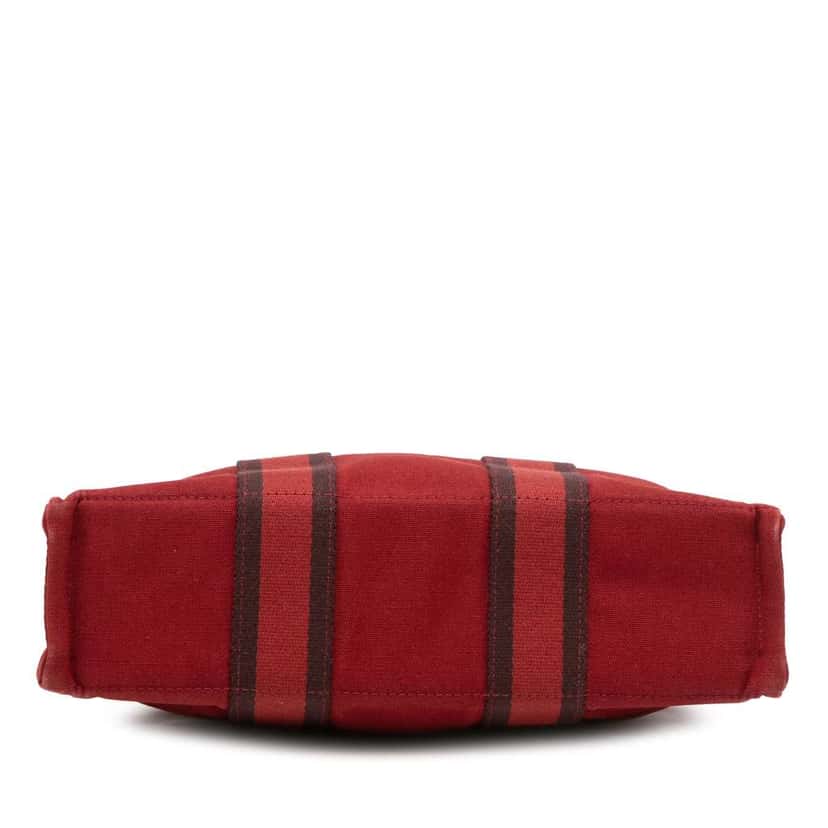 Hermès Canvas Fourre Tout PM Red Canvas Good condition - Inside View