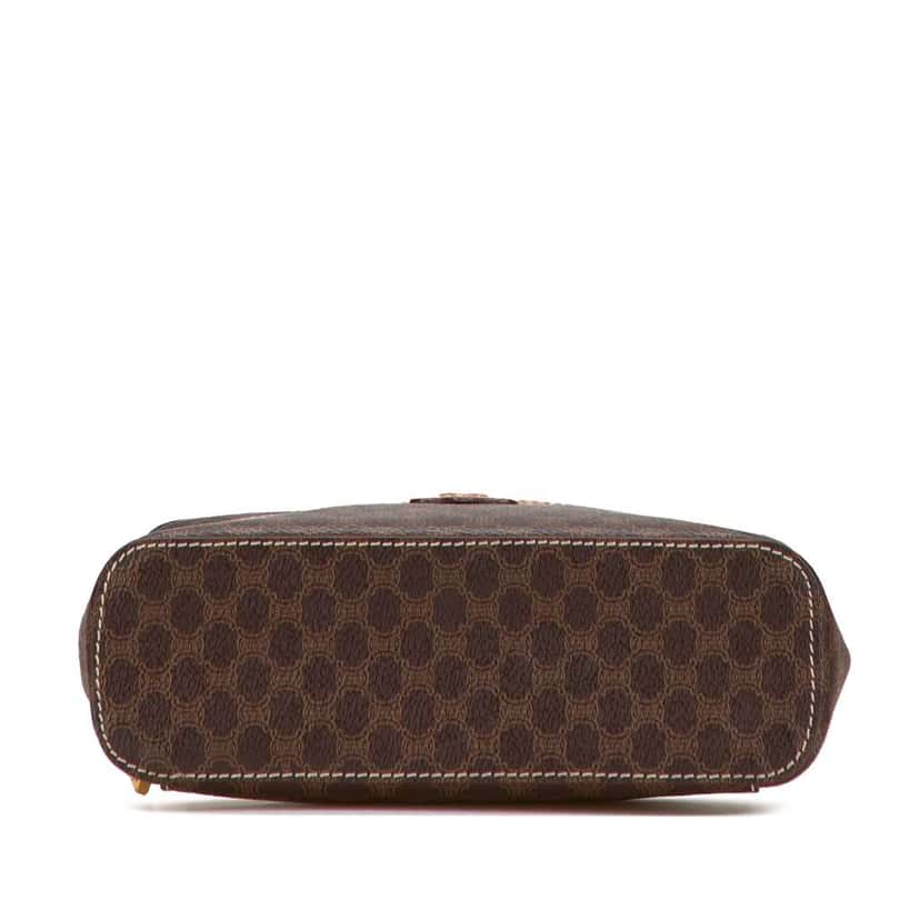 Celine Macadam Coated Canvas Vanity Bag Brown Canvas Good condition - Inside View