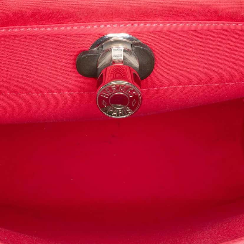 Hermès Toile Herbag Zip 31 Pink Canvas Good condition - Box View