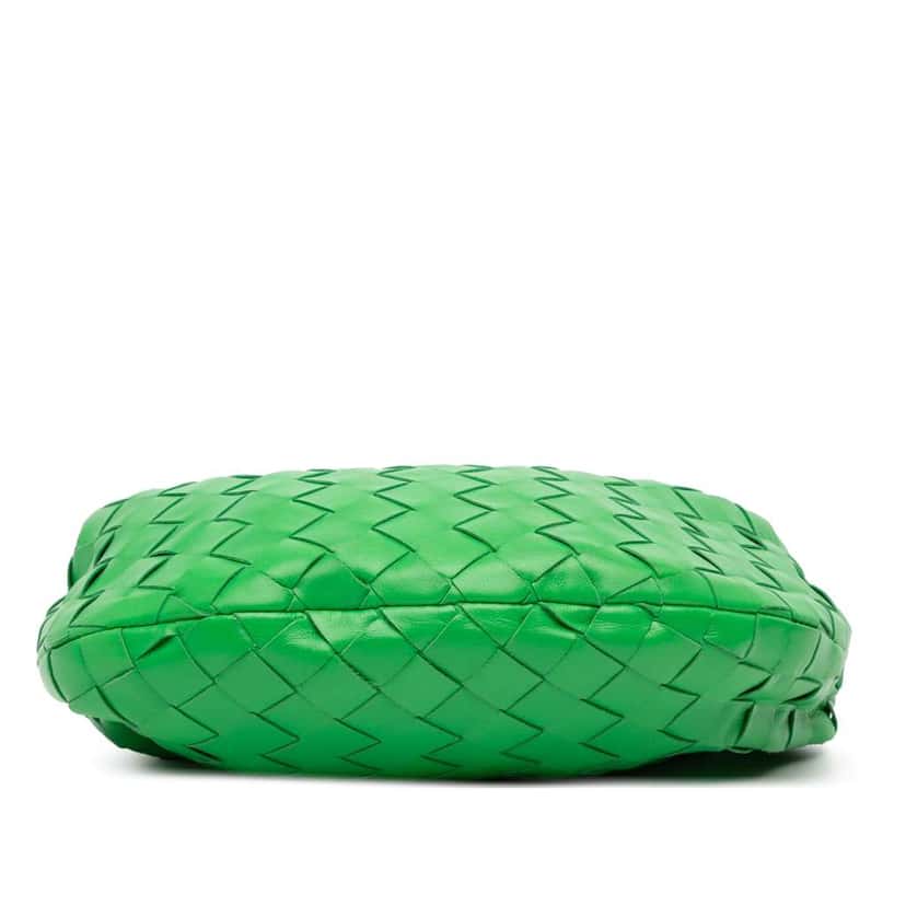 Bottega Veneta Mini Nappa Intrecciato Jodie Green Leather Good condition - Inside View