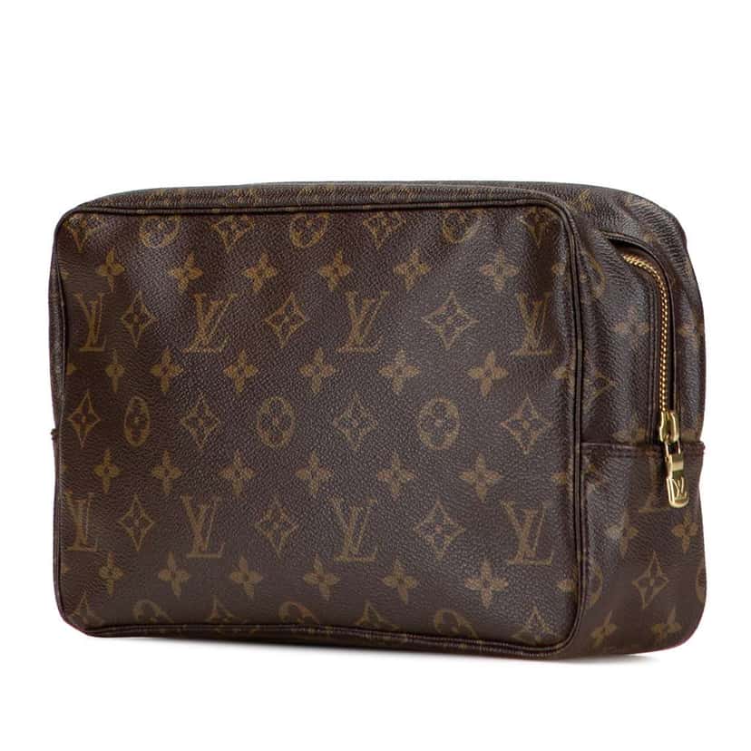Louis Vuitton Monogram Trousse Toilette 28 Brown Good condition - Back View